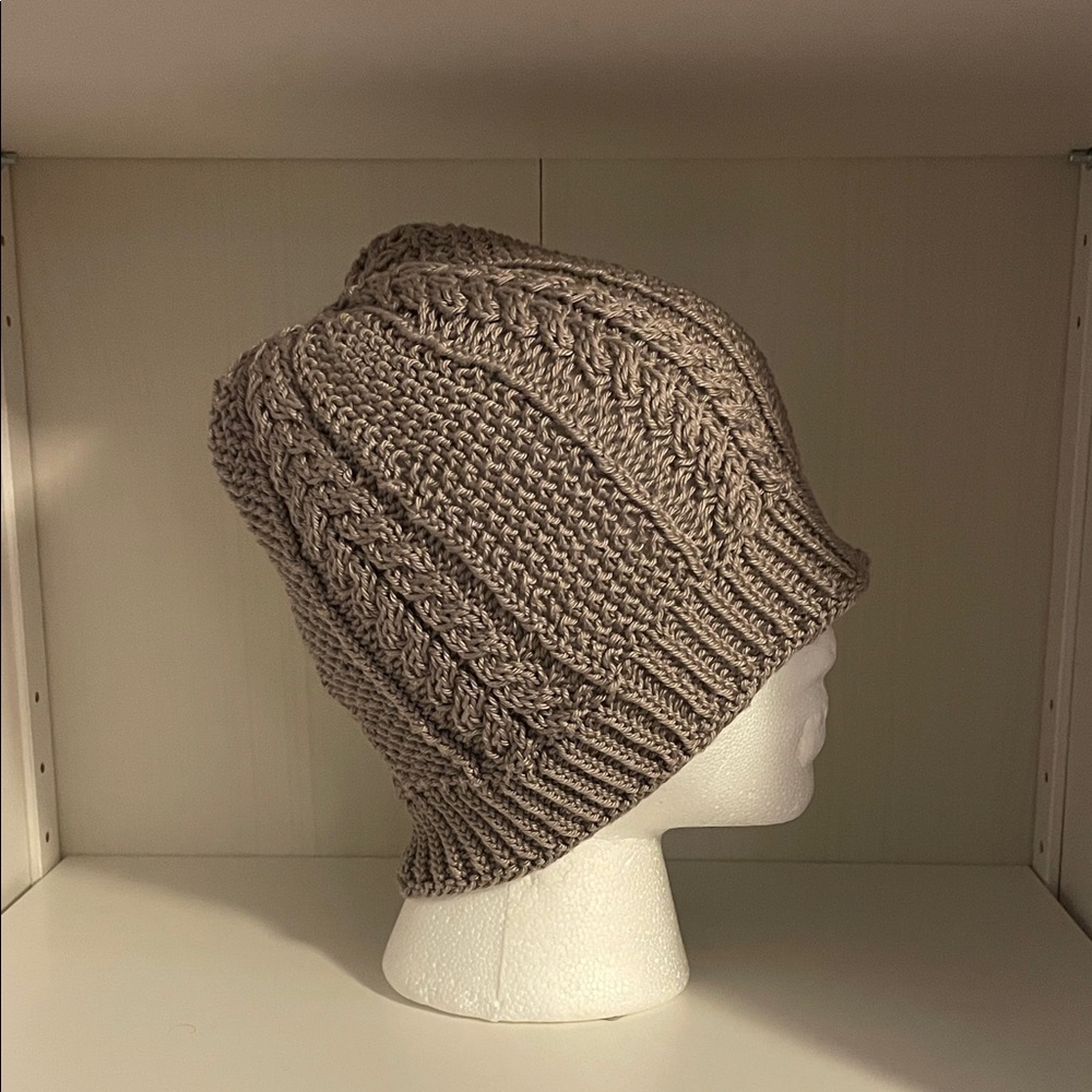 Handmade Knitted Cotton Beanie